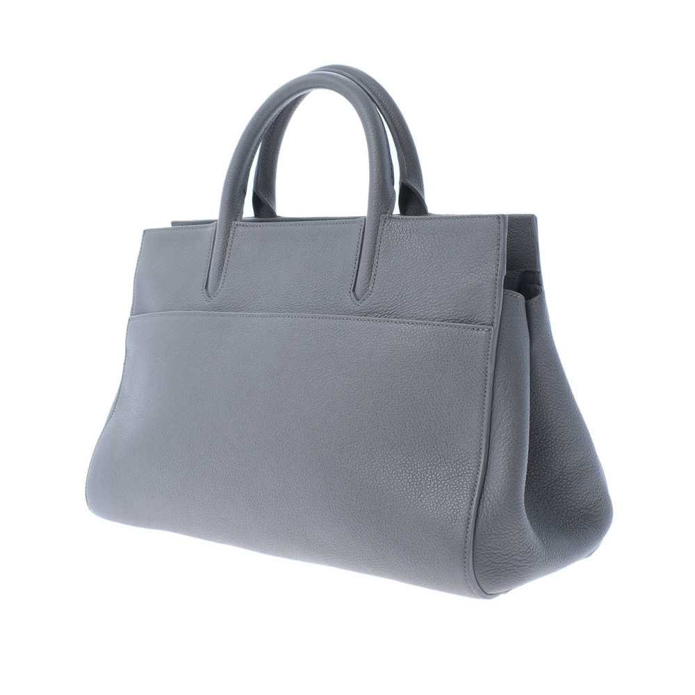 Saint Laurent Leather Gray Handbag Cavalive Gauche 2Way